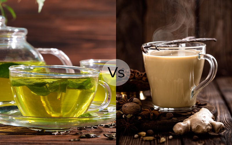 You are currently viewing کدام چای سالم تر است؟ چای سبز یا چای شیر