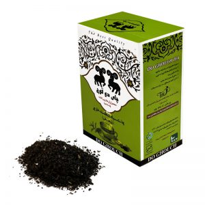 چای سیاه شکسته دو قوچ با رایحه هل 100 گرمی