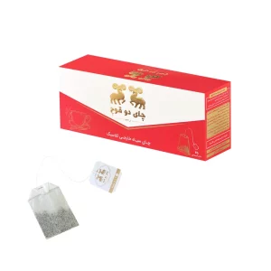 چای سیاه خارجی کیسه ای ساده پوشش دار 25 عددی